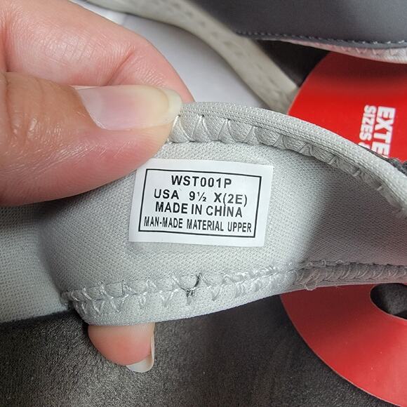 Propet TravelActiv FT Thong Sandals Flip Flops Gray Women's 9.5 X(2E) - Picture 3 of 6